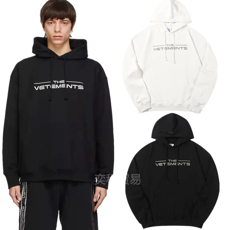 

Осенне-зимняя Светоотражающая трехмерная толстовка с капюшоном и принтом логотипа Vitmon в стиле High Street, женская одежда 2021