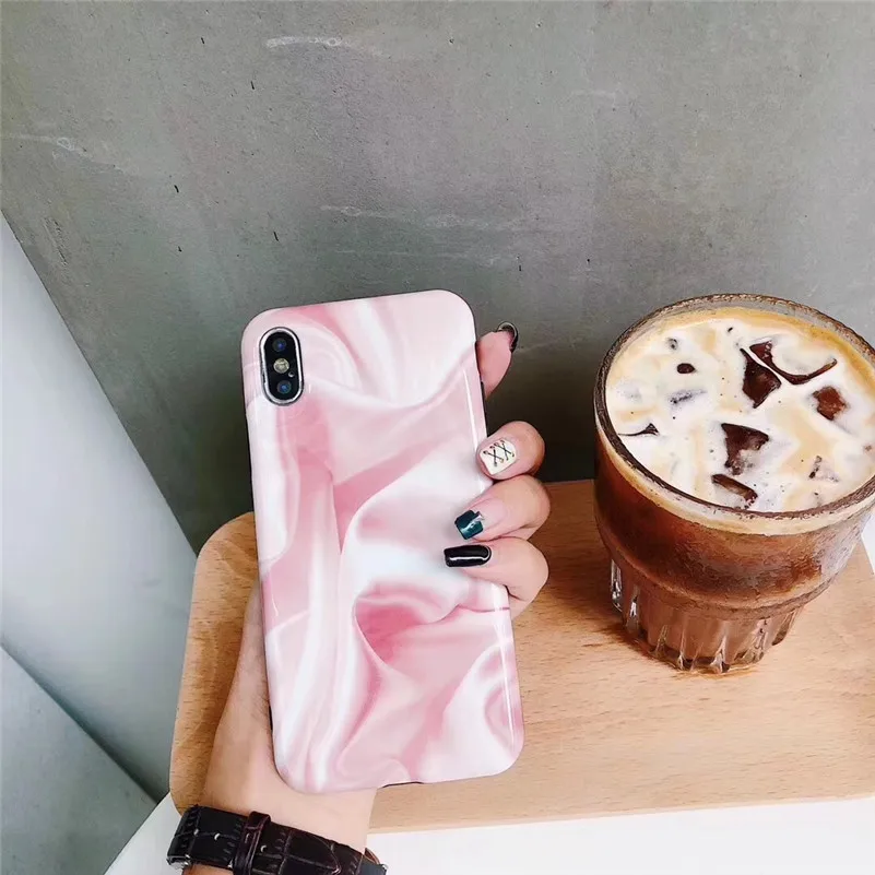 Для красивой моды iPhone чехол X XR 8 7 6 Plus XS Max бампер противоударный силиконовый