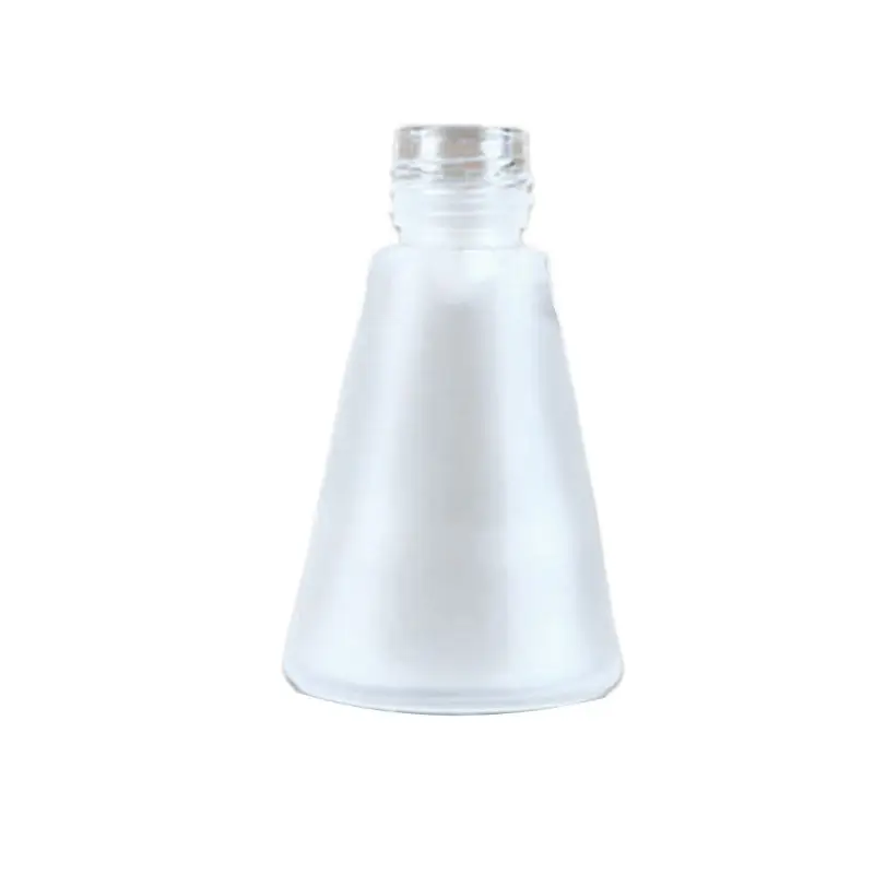 Clear Glass Aroma Diffuser Empty Bottles Scrub Cone Containers for Essential Oils DIY Replacement Reed Jars Wedding Party Decor | Красота и