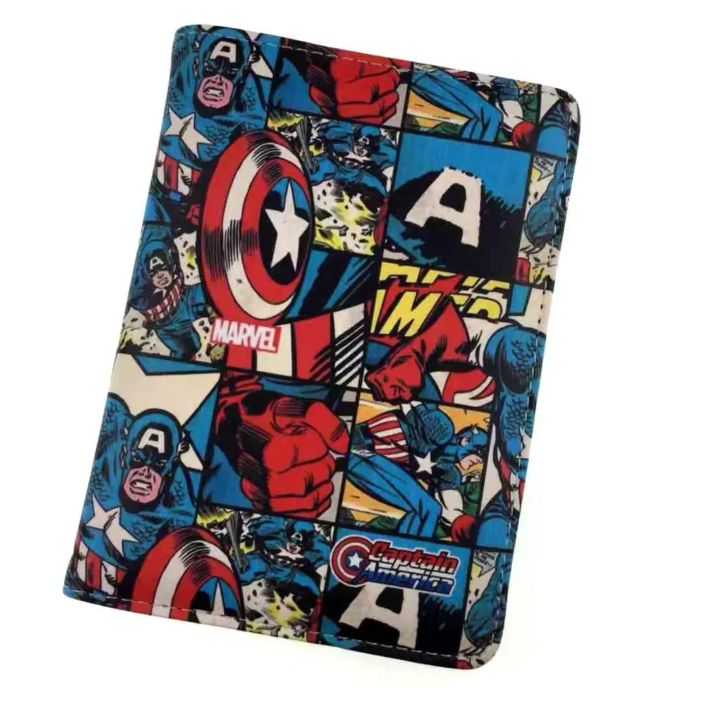 Style 11 Marvel, Бэтмен, Супермен, Дэдпул, Обложка для паспорта, держатель для ID карты, папка для хранения, сумка, аксессуары для путешествий, для мужчин, женщин, мальчиков, девочек, подарок - Цвет: Style 11