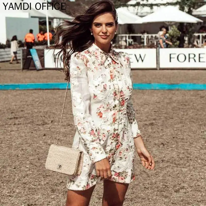 Женское платье кардиган YAMDI винтажное с вышивкой вечерние платья для клуба