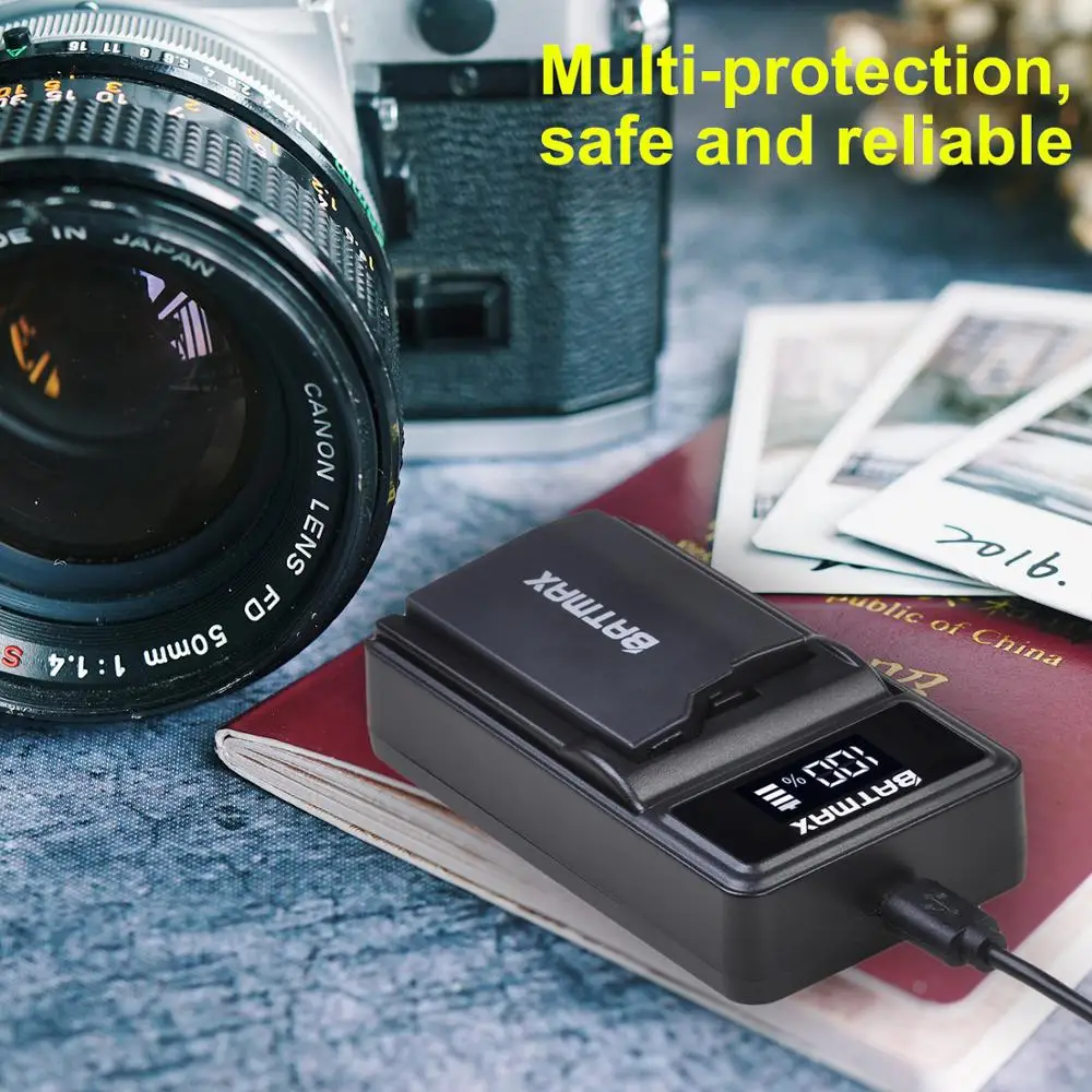 Batmax PSP-2000 батарея + LED USB зарядное устройство для Sony PSP2000 PSP3000 PSP 2000 3000 геймпад PlayStation