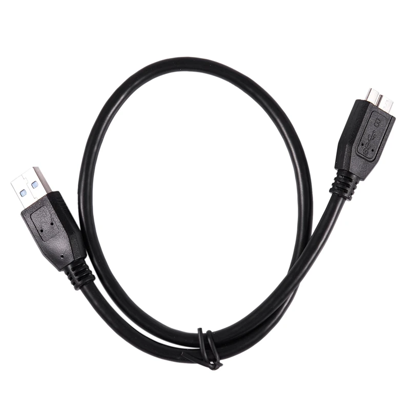 USB 3.0 Male A to Micro-B Data cable for external HDD Hard Drive Black | Электроника