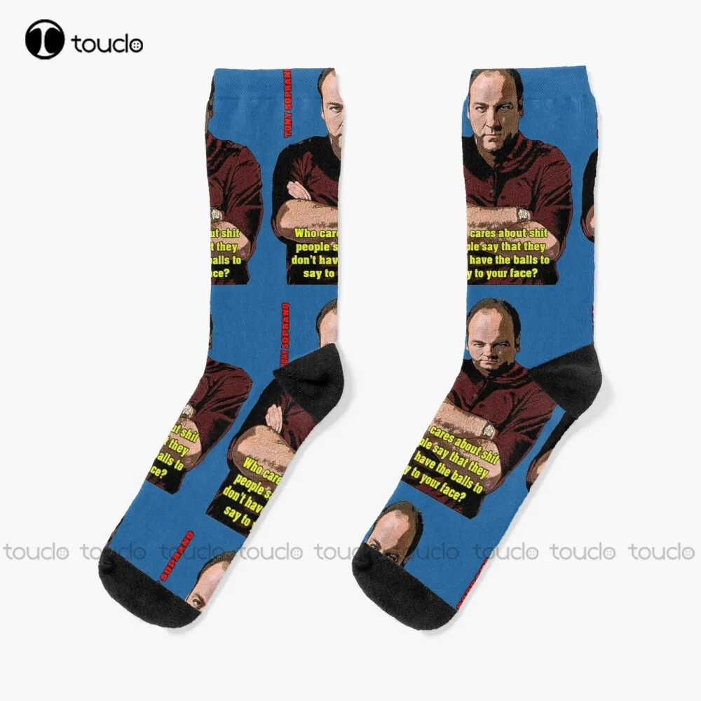 

Tony Soprano The Sopranos Socks Womens Hiking Socks Unisex Adult Teen Youth Socks Custom Gift 360° Digital Print Hd High Quality