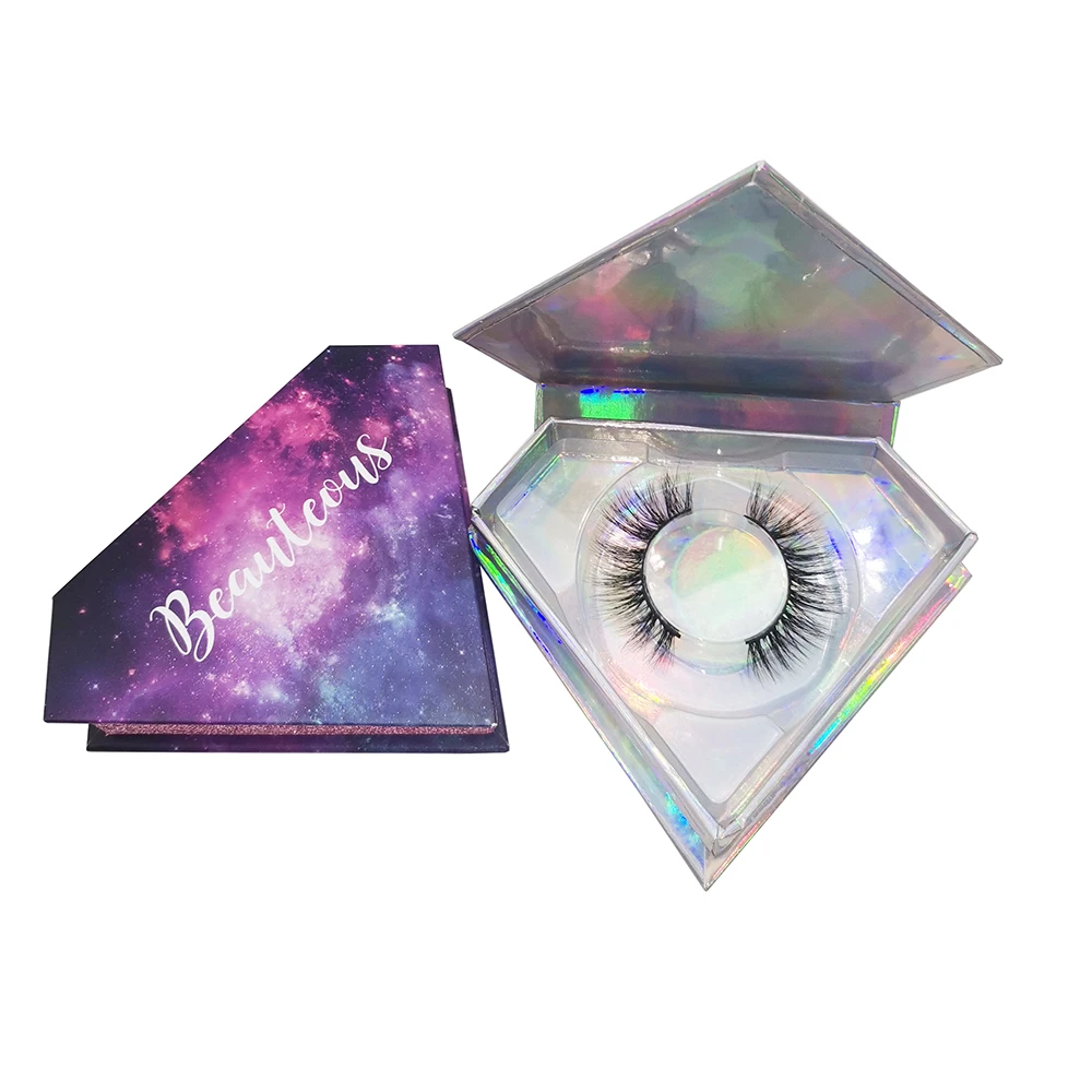 Алмазные Заказные норковые ресницы блестящая коробка Черная пятница целые