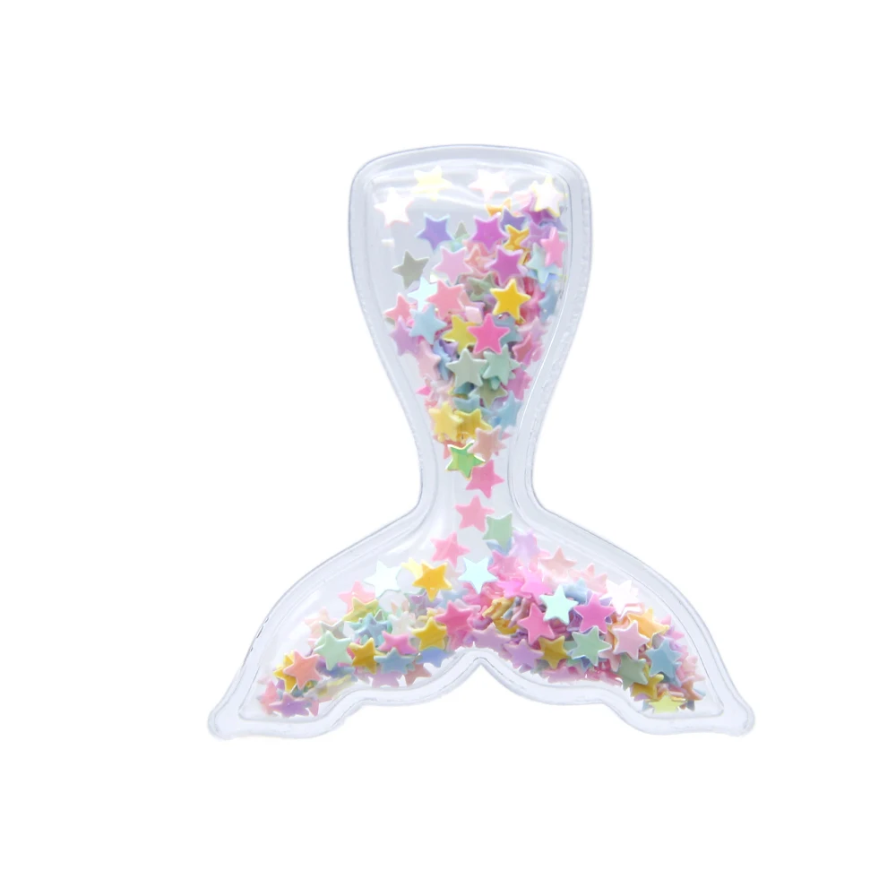 Милый шейкер из акриловой смолы с зыбучим песком сделай сам заколка для волос