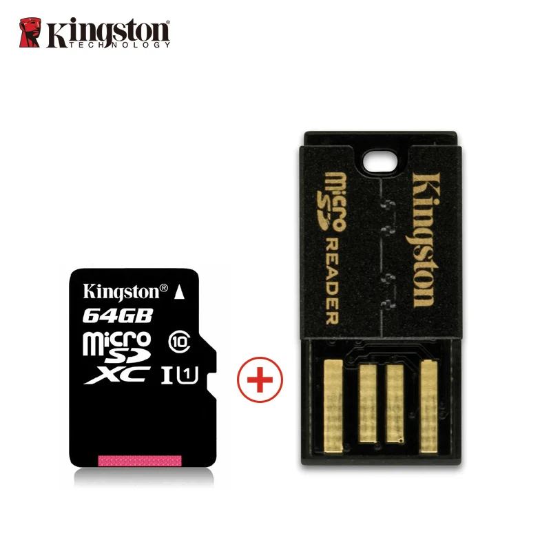 Карта памяти kingston, 8 ГБ, 16 ГБ, 32 ГБ, 128 ГБ, 64 ГБ, Micro sd карта, класс 10, флэш-карта памяти, Microsd TF/sd карта, адаптер/кардридер