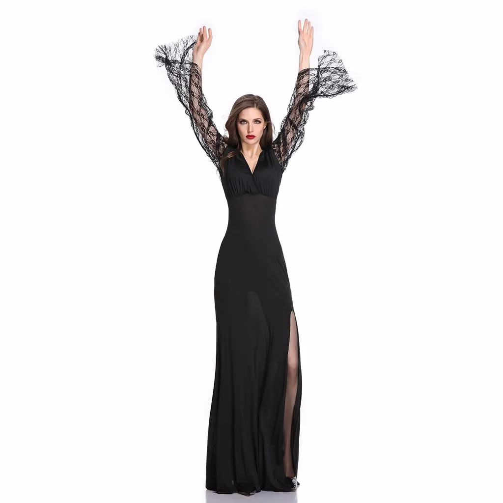 

Sagace 2021 New Summer Lace Dress Women Party Bar Role Playing Clothing Cosplay Game Dress