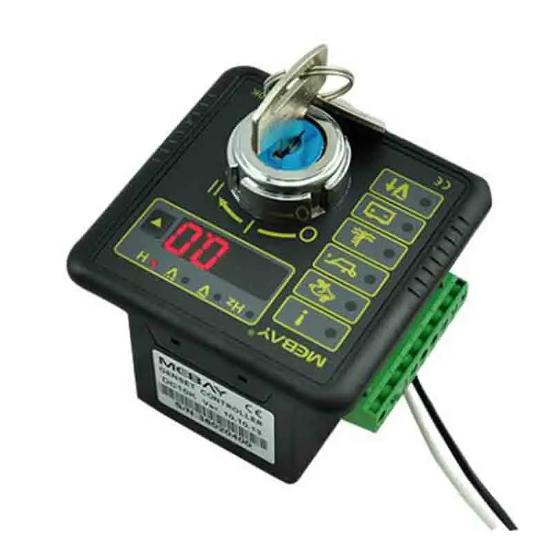 English version DC10K Engine Manual Start Controller Time Display diesel engine controller Generator | Обустройство дома