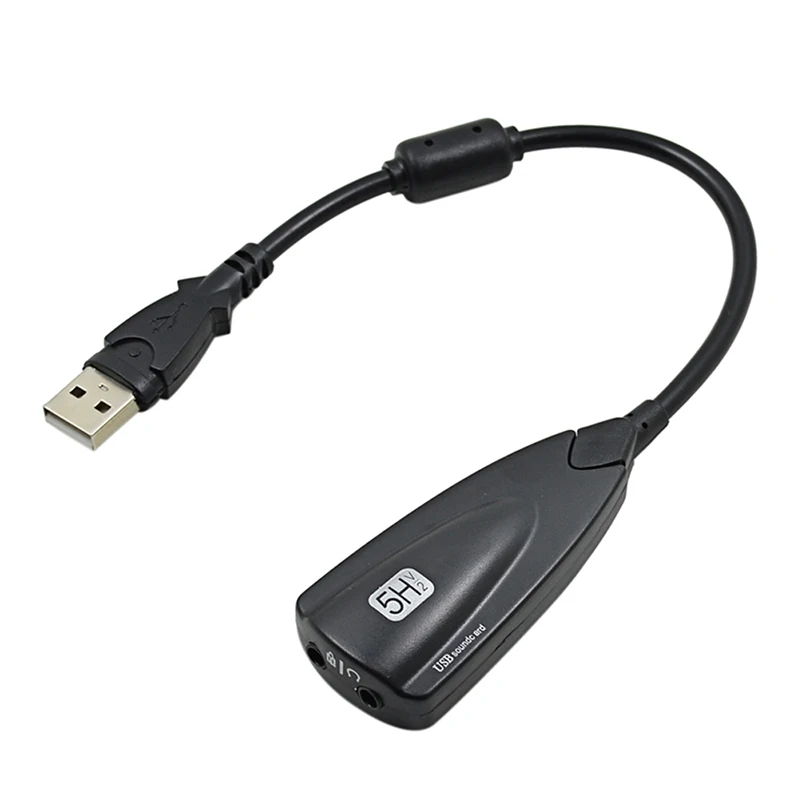 5HV2 7.1 Channel USB with cable Sound Card Virtual Track Audio Adapter | Электроника