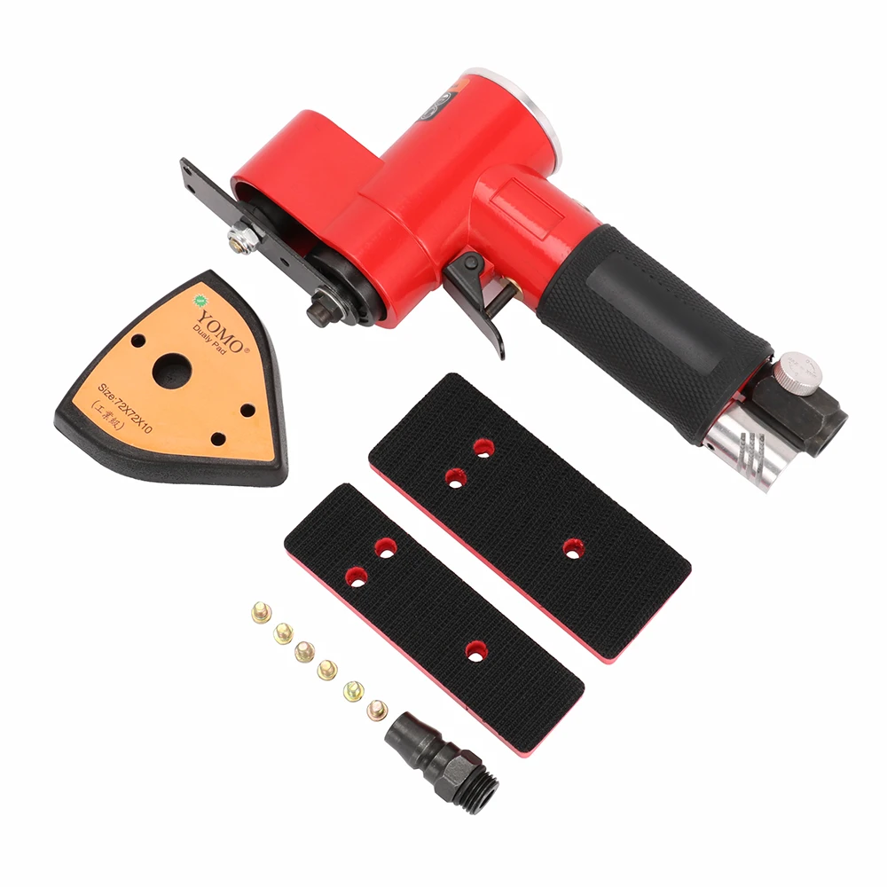 Пневматическая шлифовальная бумага Полировальный Инструмент треугольная