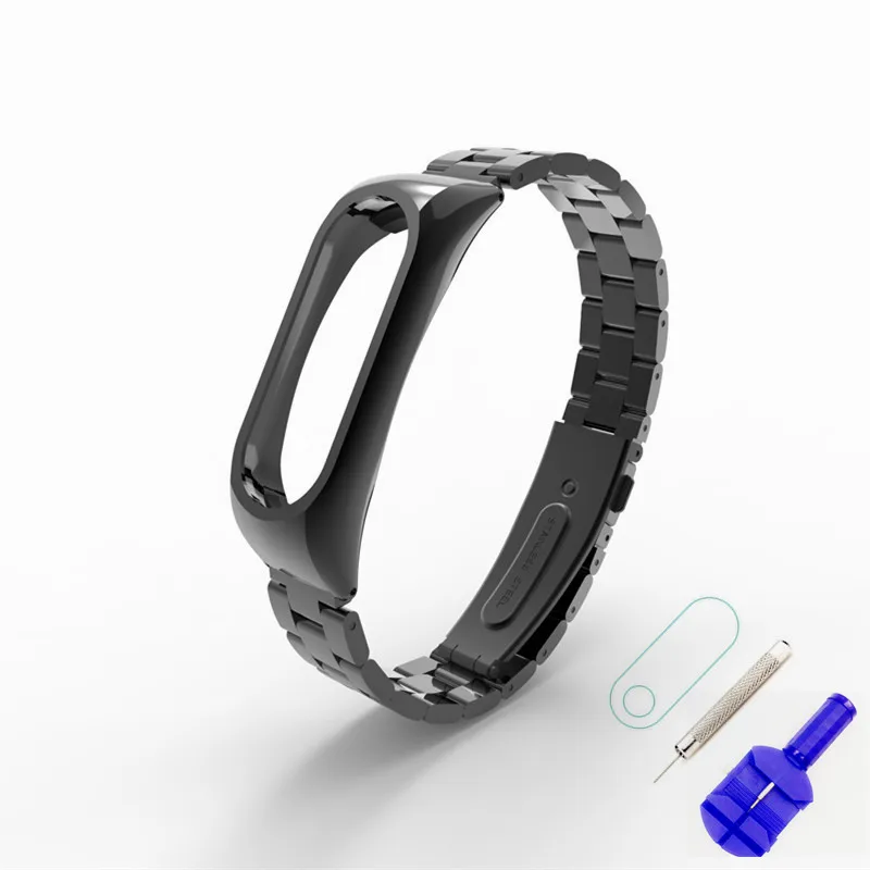 Black add Tool Безвинтовой ремешок mi band 2 для браслета Xiaomi mi band 2 - Цвет: Black add Tool