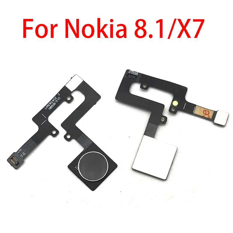 

Original Home Button For Nokia 8.1 X7 FingerPrint Touch ID Sensor Flex Cable Ribbon Replacement Parts