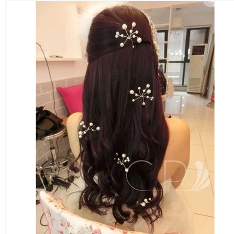 2/5/12 шт невесты или подружки женские аксессуары для волос шпилька с жемчужиной