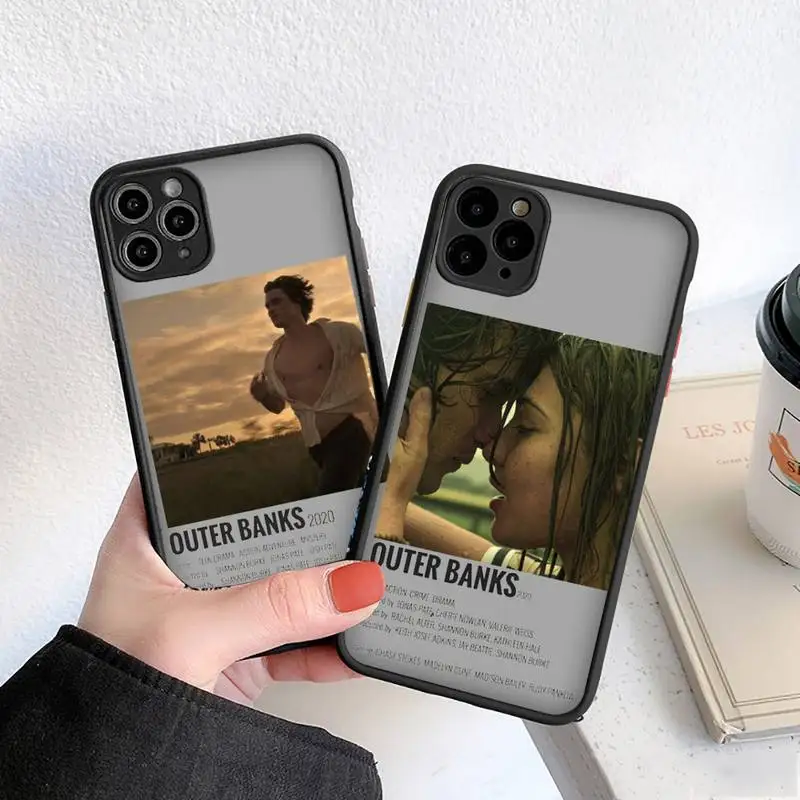 

outer banks Phone Case For iphone 13 12 11 8 7 plus mini x xs xr pro max matte transparent cover