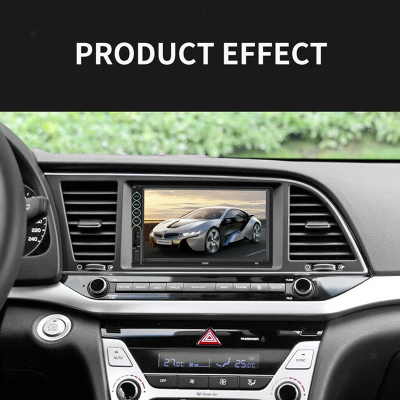 

Double Din Car Stereo Radio MP5 Players 2 DIN Uiniversal 7" Multimedia Player Touch screen Bluetooth FM HD USB AUX Autoradio