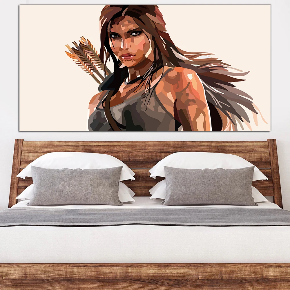

Last Of Us Posters Painting Modern Wall Art Print Multi-Colored Wave Picture Artwork on Canvas for Office Decorations