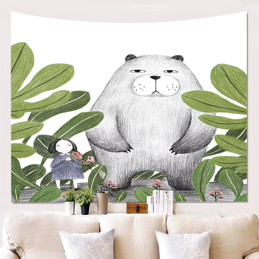 

Animal tapestry Wall Hanging tapestry Wall art Large Lion Tapestry Fabric decorative blanket Beach Towel 200x150 cm