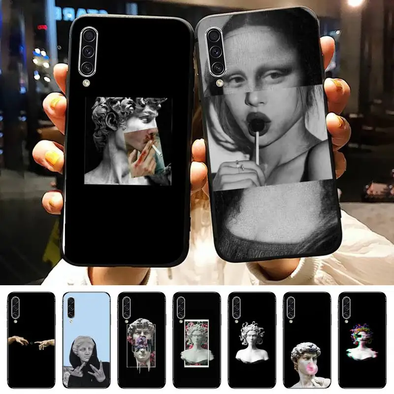 

Mona Lisa Art Van Gogh David Phone Case For Samsung galaxy A S note 10 7 8 9 20 30 31 40 50 51 70 71 21 s ultra plus