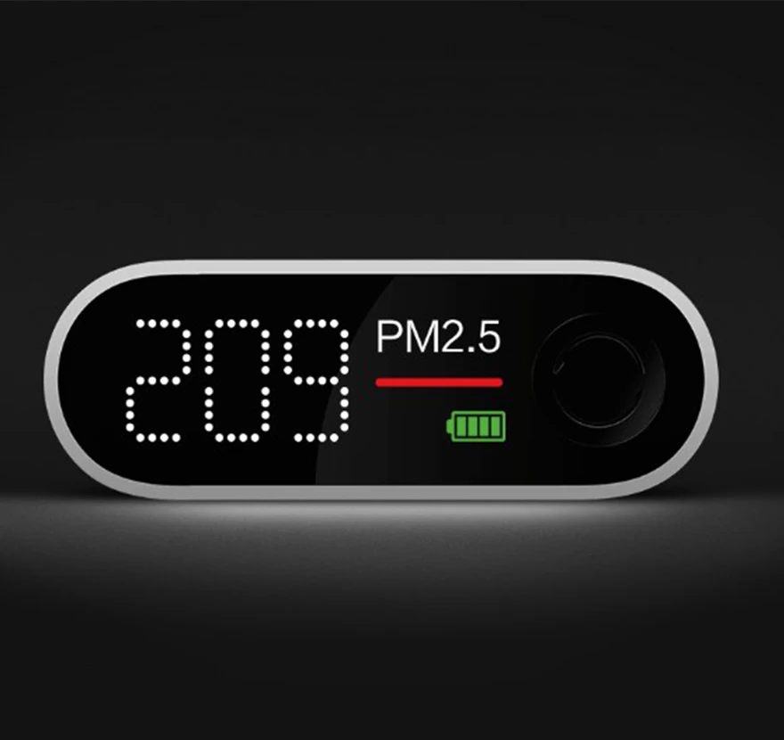 Xiaomi smart mi PM2.5 детектор воздуха портативный PM 2,5 mi ni чувствительный mi jia монитор качества воздуха для домашнего офиса отеля mi светодиодный экран
