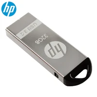 original hp v220w metal shockproof dustproof usb flash drive 64gb 32gb 16gb bracelet stick for car media player tablet pc