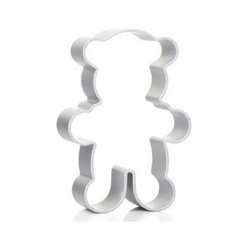 1 шт. Медвежонок печенье форменное пресс форм из металлического сплава форма для