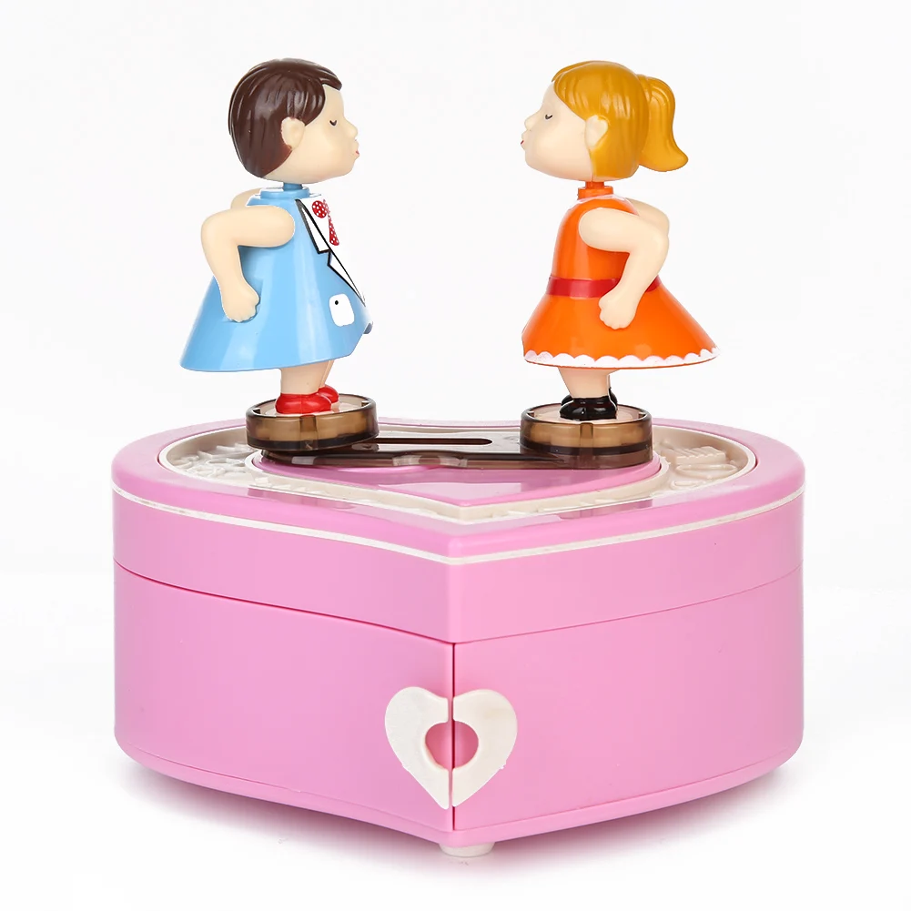 Музыкальная шкатулка в ретро стиле вращающаяся для девочек подарок на День