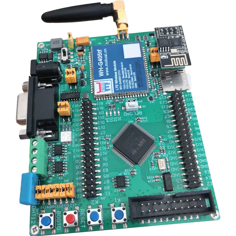 Трехсетевой 4G модуль Stm32f407 макетная плата Dtu Wifi Mqtt Onenet Интернет вещей Gprs|Запчасти