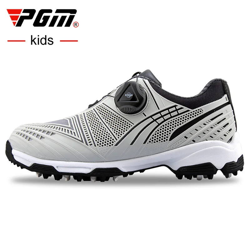 Обувь для гольфа PGM мальчиков Детская водонепроницаемая и Нескользящая дышащая