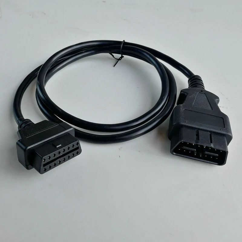 16 pin obd2 разъем удлинитель 1 25 м OBDII Авто диагностического кабеля адаптер |