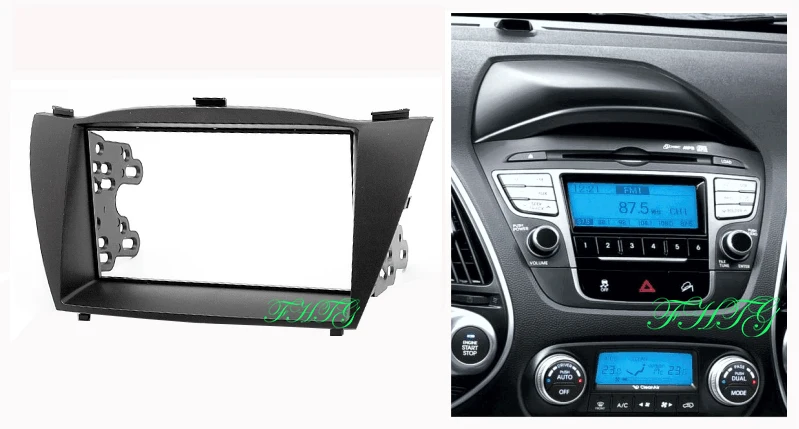 Автомобильный радиоприемник Fascia Dash Kit подходит для 2010 Hyundai Tucson IX35 двойная