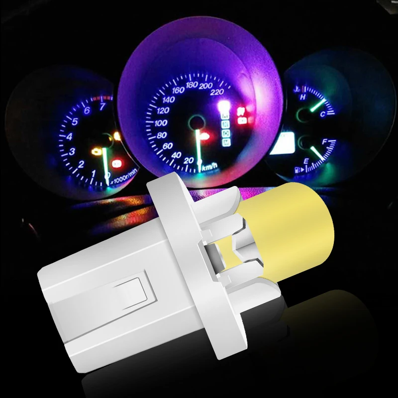 1 шт. B8.5 T5 светодиодный B8.5D 1SMD Автомобильный приборной панели спидометр лампы