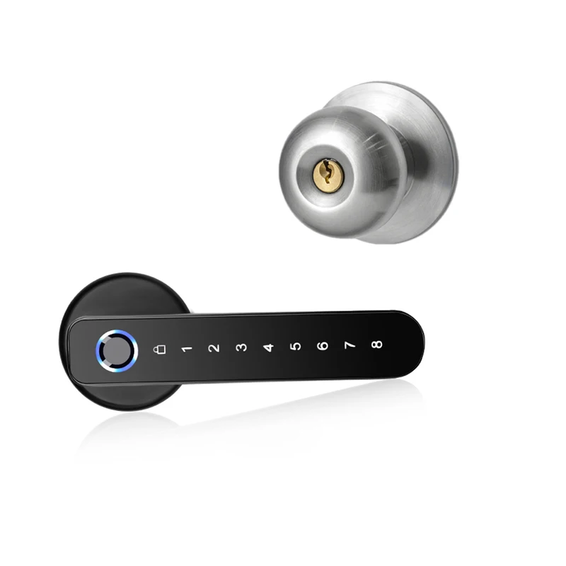 

WAFU WF-017B TUYA Smart Home Semiconductor Fingerprint Door Lock Password Key Graffiti Unlock Simple Installation For Security