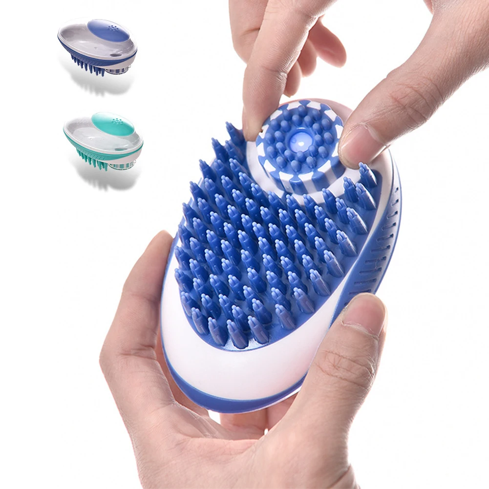 Ванная для собак щетка силиконовые шампунь спа-процедур Массажная душа удаления