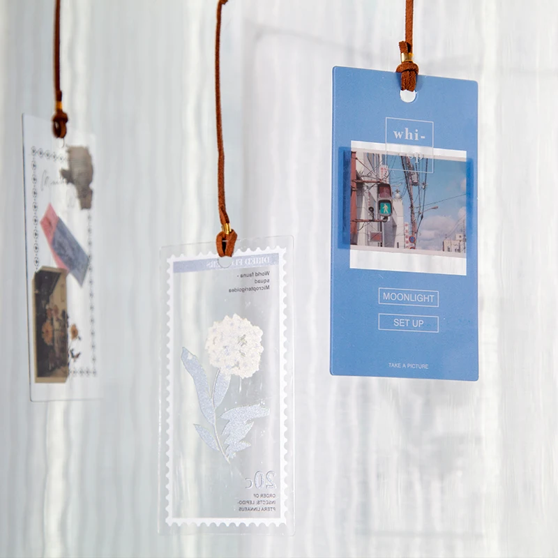 Коллаж с цветами и листьями 10 шт./лот прозрачный материал для домашних животных