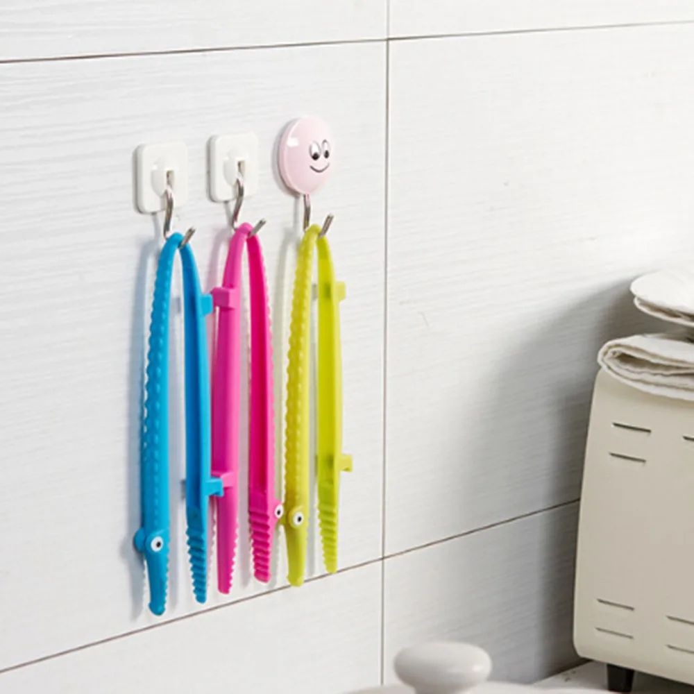 Крокодиловые пищевые зажимы щипцы для салата и овощей барбекю кухонные