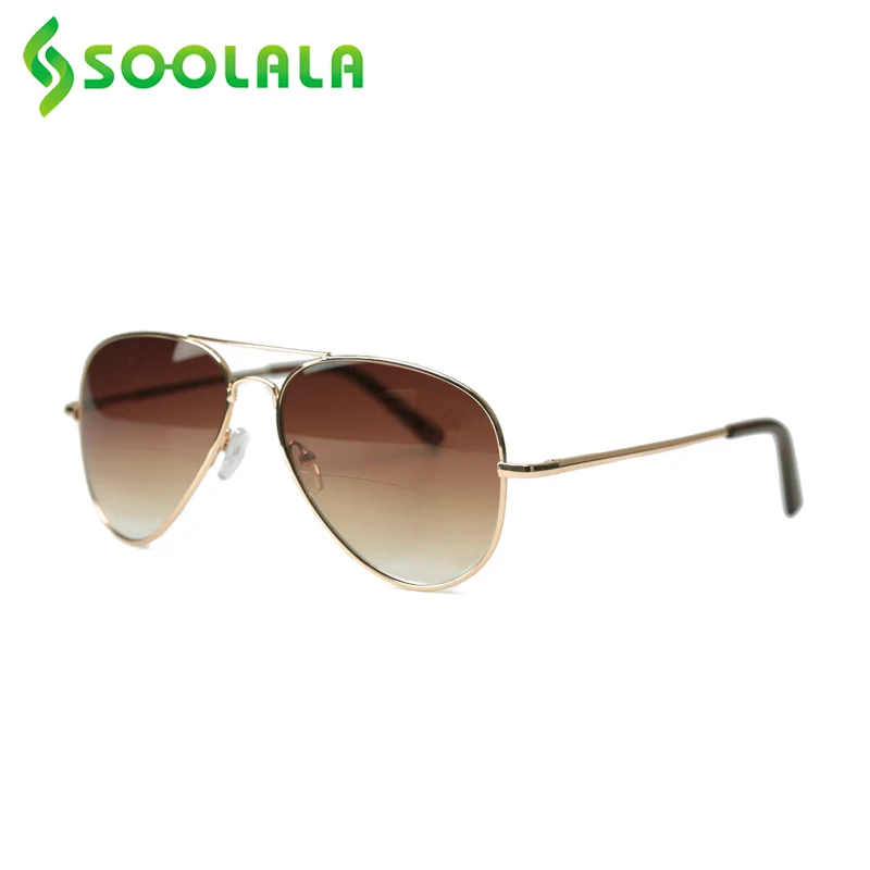 SOOLALA Metal Bifocal Sunglasses Reading Glasses Women Men Eyeglasses Okulary +1.0 1.5 2.0 2.5 3.0 3.5 | Аксессуары для одежды