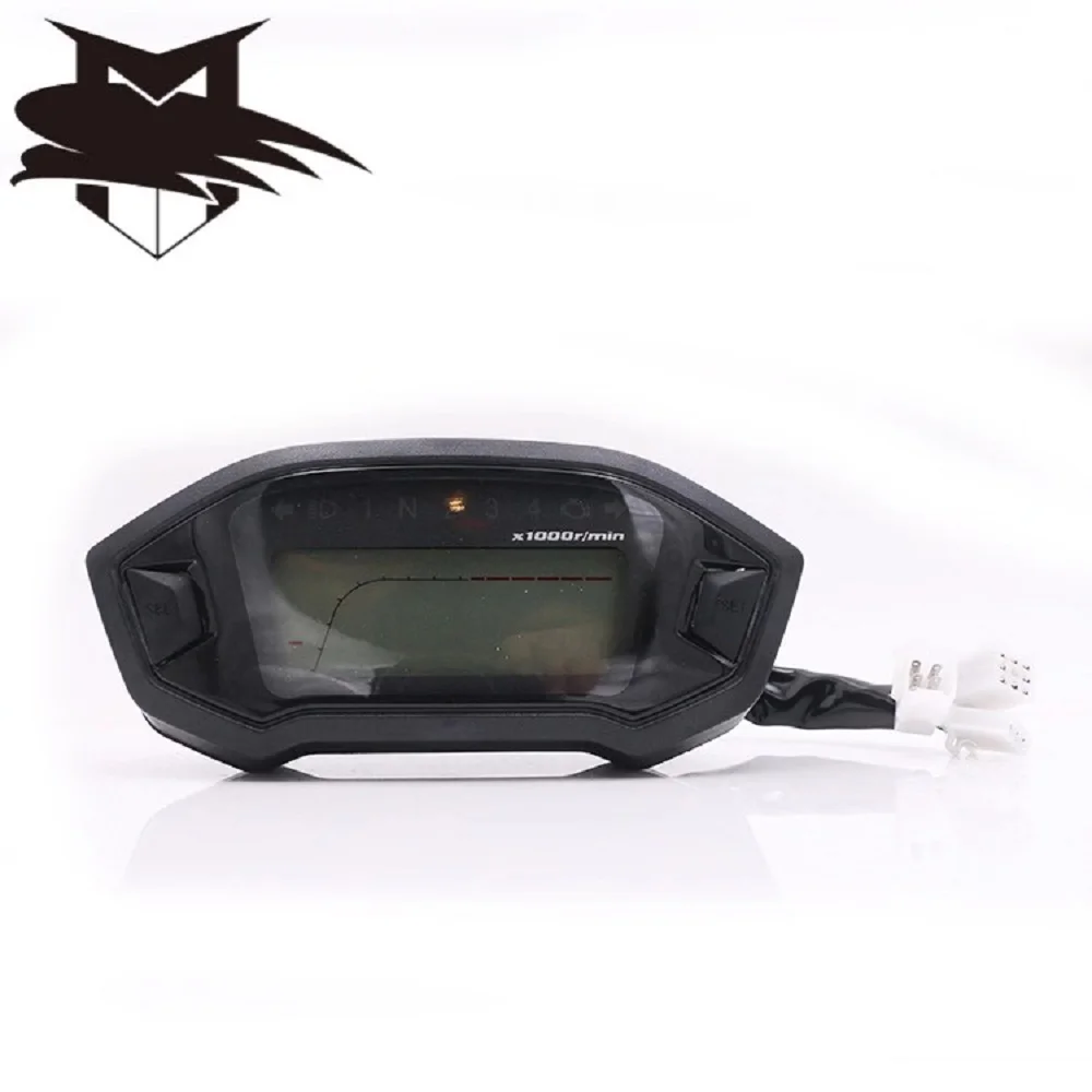 Велометр для мотоцикла цветной цифровой одометр с ЖК дисплеем тахометр