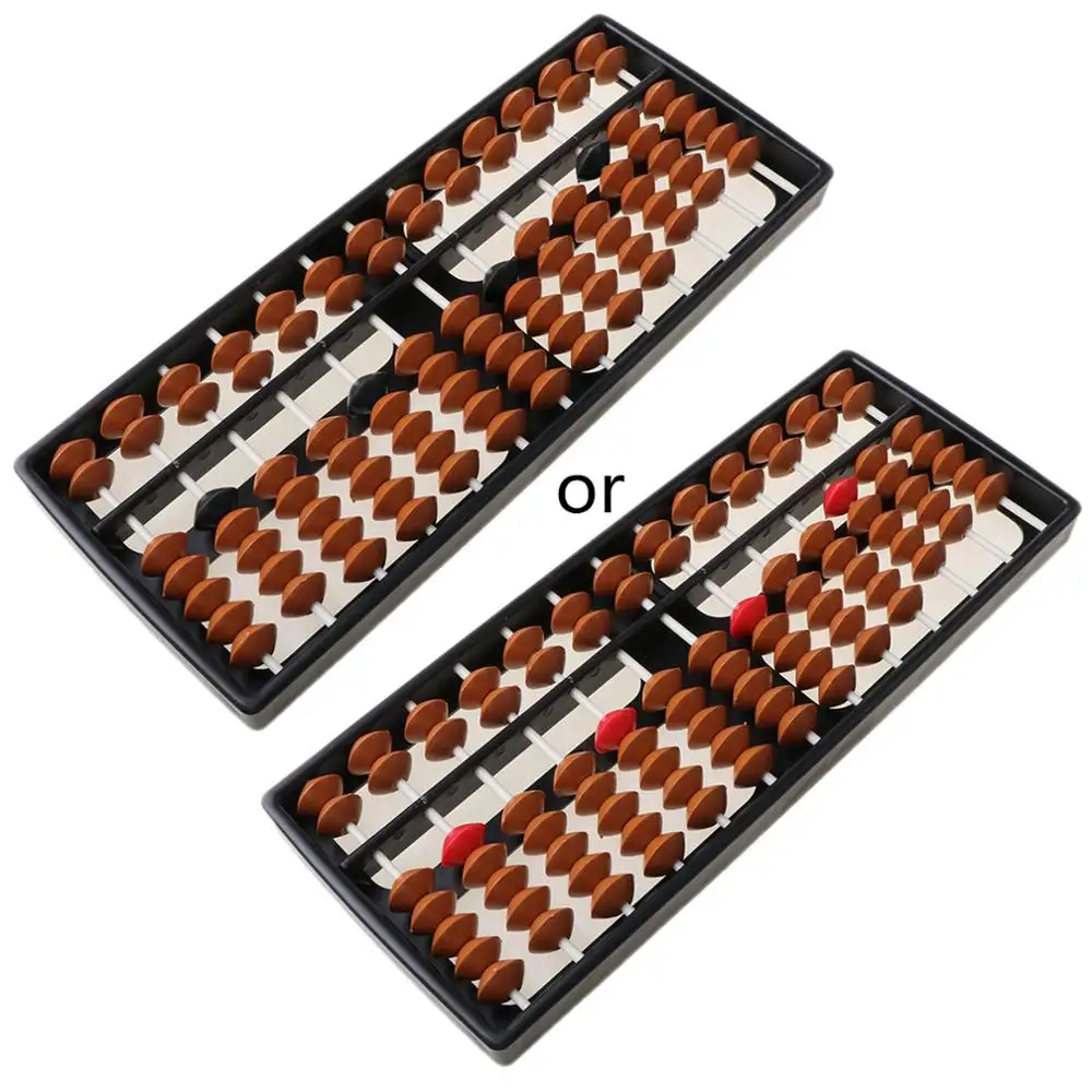 

HBB Plastic Abacus Arithmetic Soroban 13 Digits Kids Maths Calculating Tool Toys