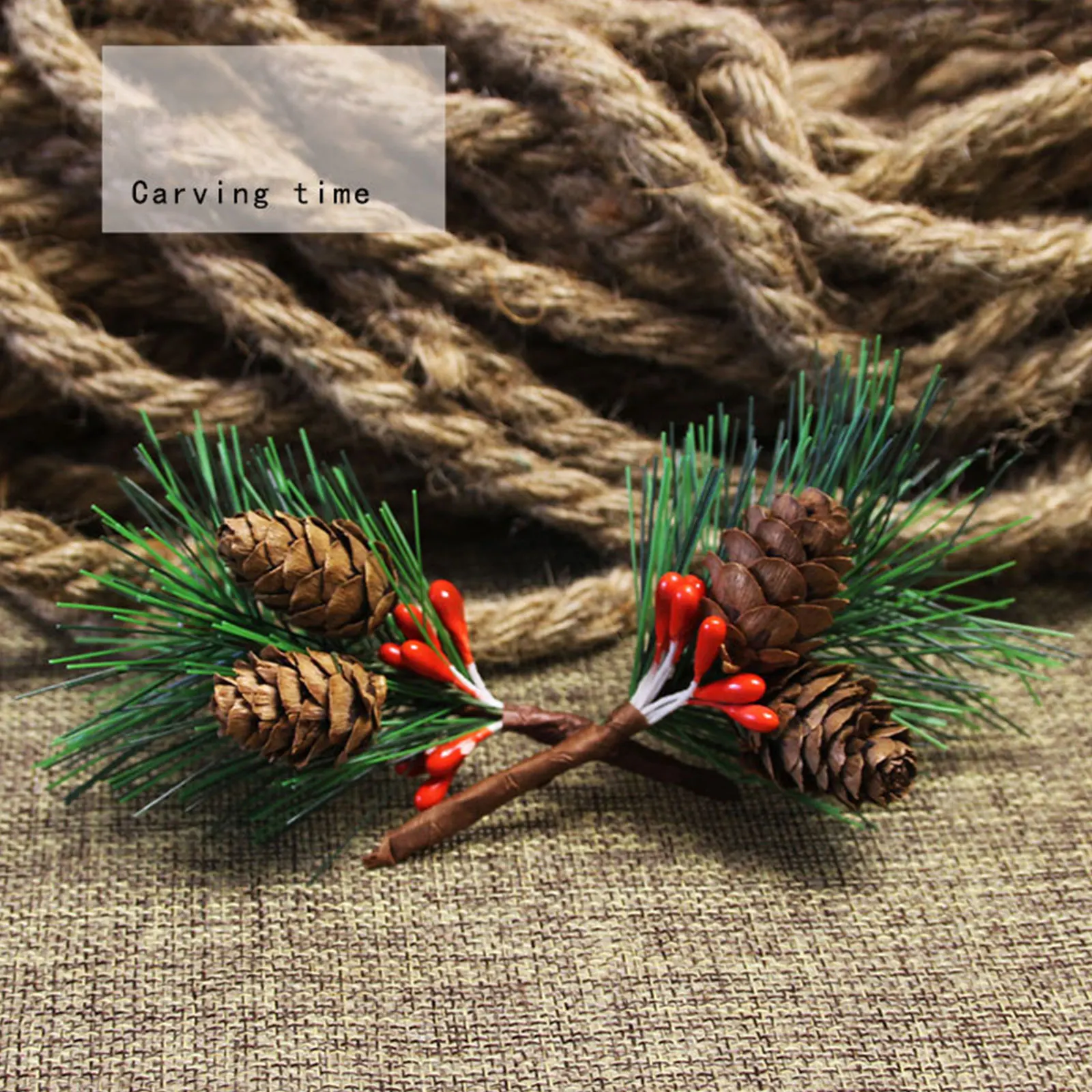 Рождественская ягода ветка ветви елка кулон рождественские мини вечерние