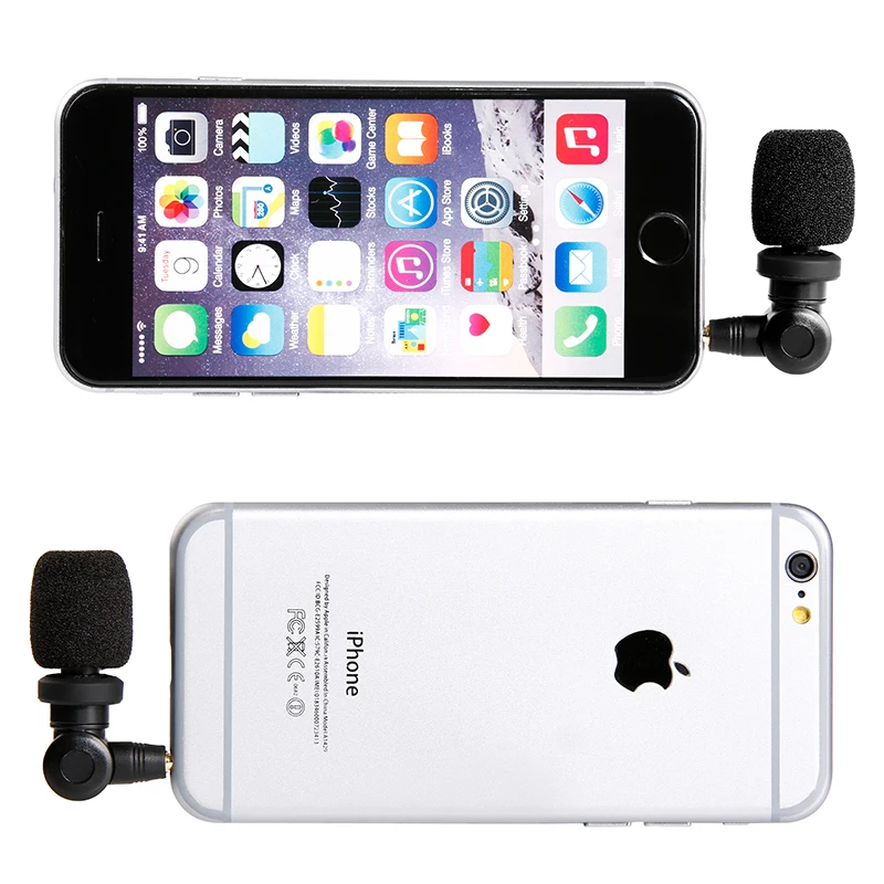 Компактный направленный мини микрофон Saramonic iMic для смартфонов Apple iPhone 7s 6s 7 6 Plus