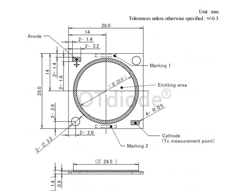 Citizen COB Series Version6 CLU048 1212 ideal holder heatsink Meanwell driver 100mm glass lens replace CXB3590 Grow led Diode