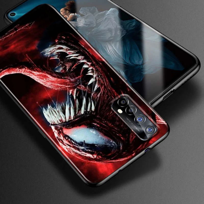 Злодей чудо-яд для OPPO Realme GT Explorer Master Neo Flash Edition C21 C20 C15 C11 C3 мягкая черная