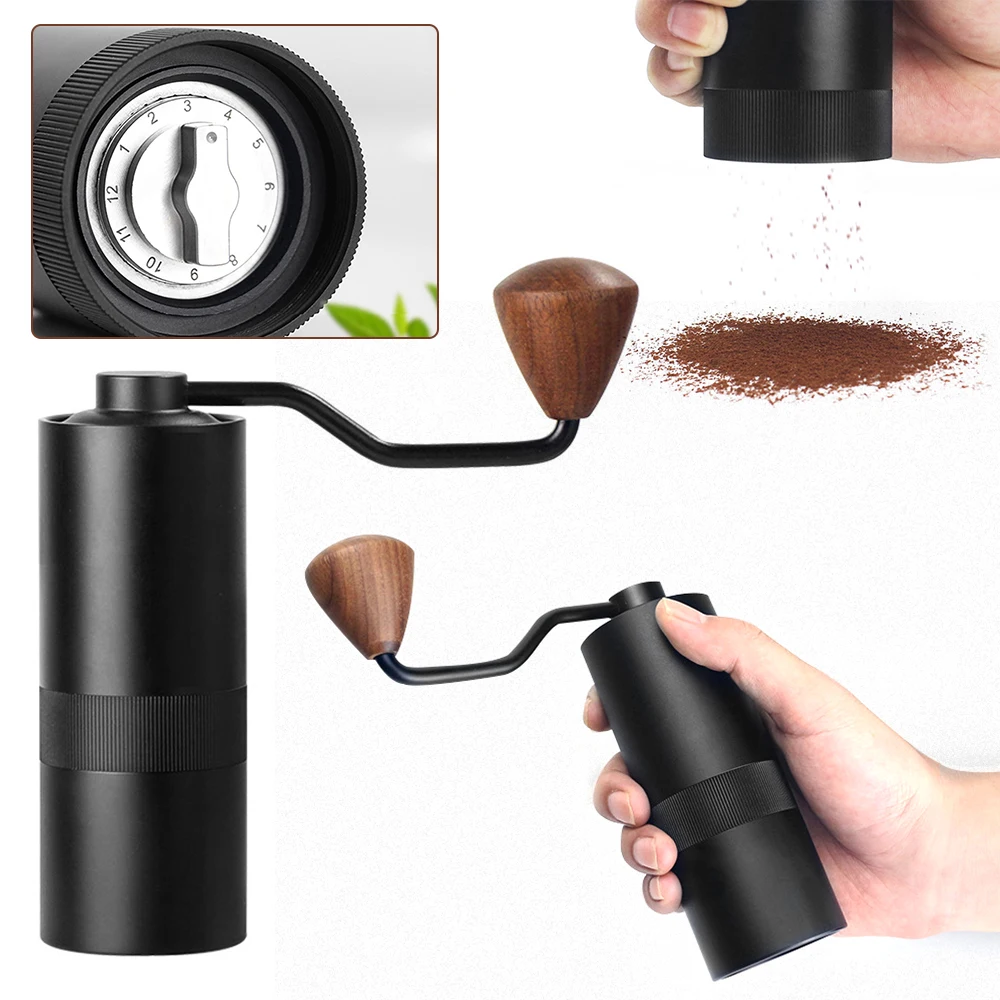 Online Mano-Manovella Grinder, Mano-Spinto Portatile Macinino Da Caffè, Di Alta Qualità Regolabile Macinino Da Caffè Per La Cucina Utensili Di Rettifica