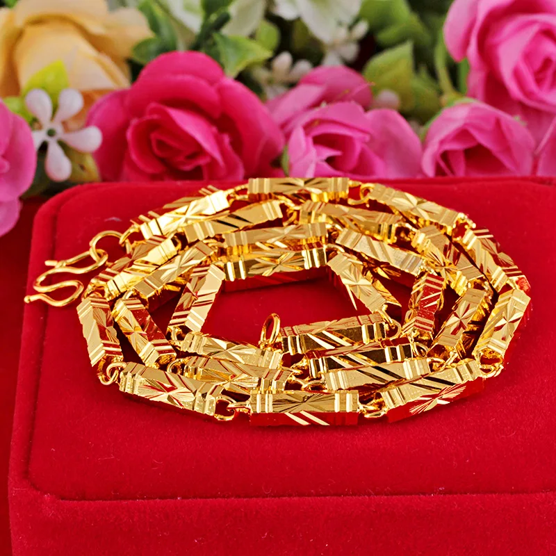 Ожерелье с золотым наполнителем 14 к не выцветает для ювелирных изделий унисекс