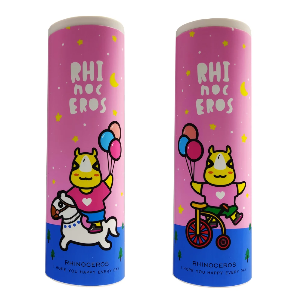 Чехол для карандашей розового цвета с мультяшным рисунком креативные