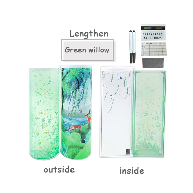 Прозрачный креативный Многофункциональный цилиндрический чехол пенал NBX с