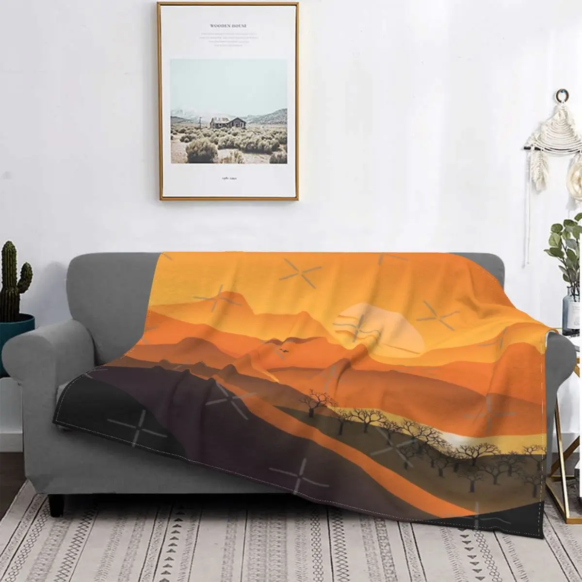 

Manta con vista al atardecer, colcha para cama a cuadros, Picnic, manta térmica a cuadros, edredones y colcha