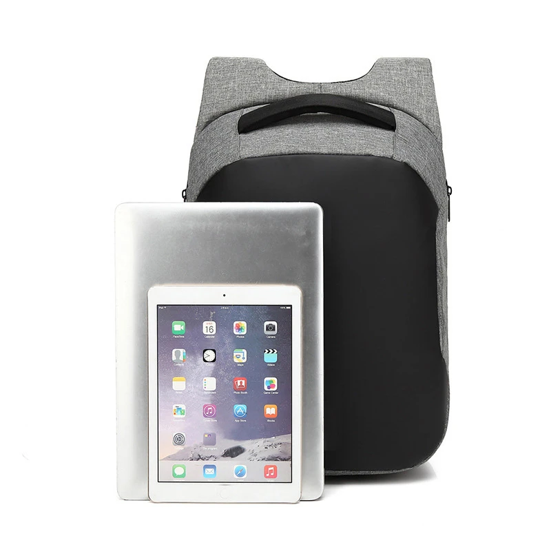 Мужской деловой рюкзак с защитой от кражи и USB-зарядкой водонепроницаемый