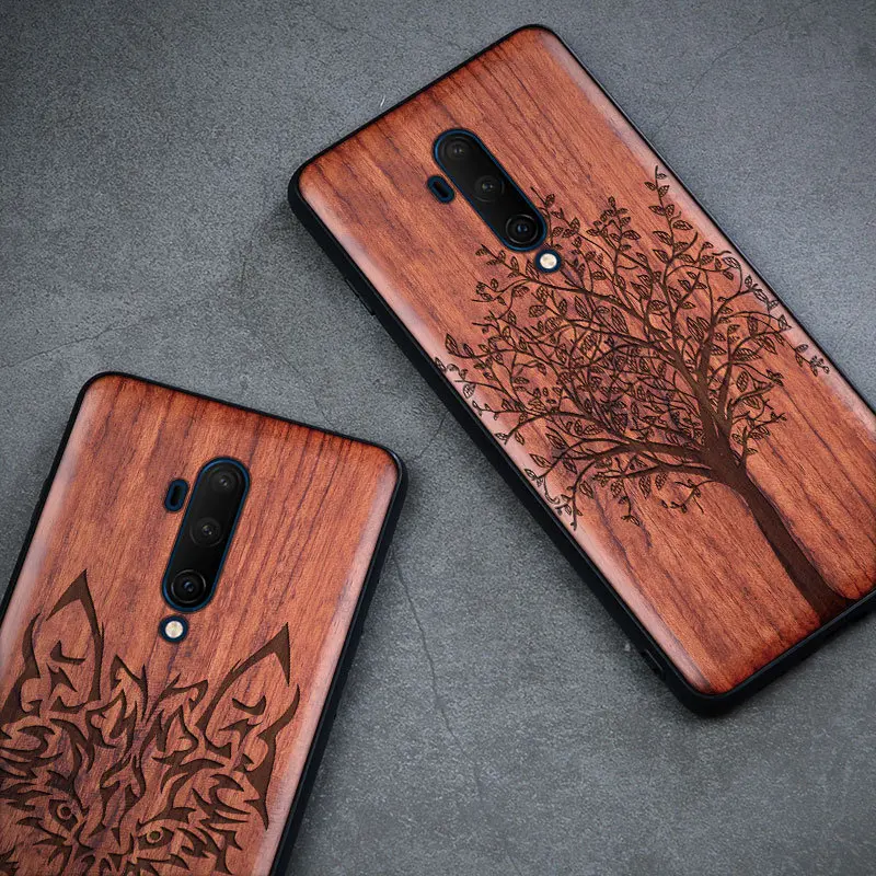 Чехол для телефона Oneplus 7t 7 pro оригинальный ТПУ чехол Boogic Wood OnePlus 6t 5t аксессуары